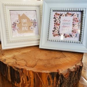 2 4×4 Country Rustic Picture Frames
